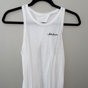 White Lululemon Tank